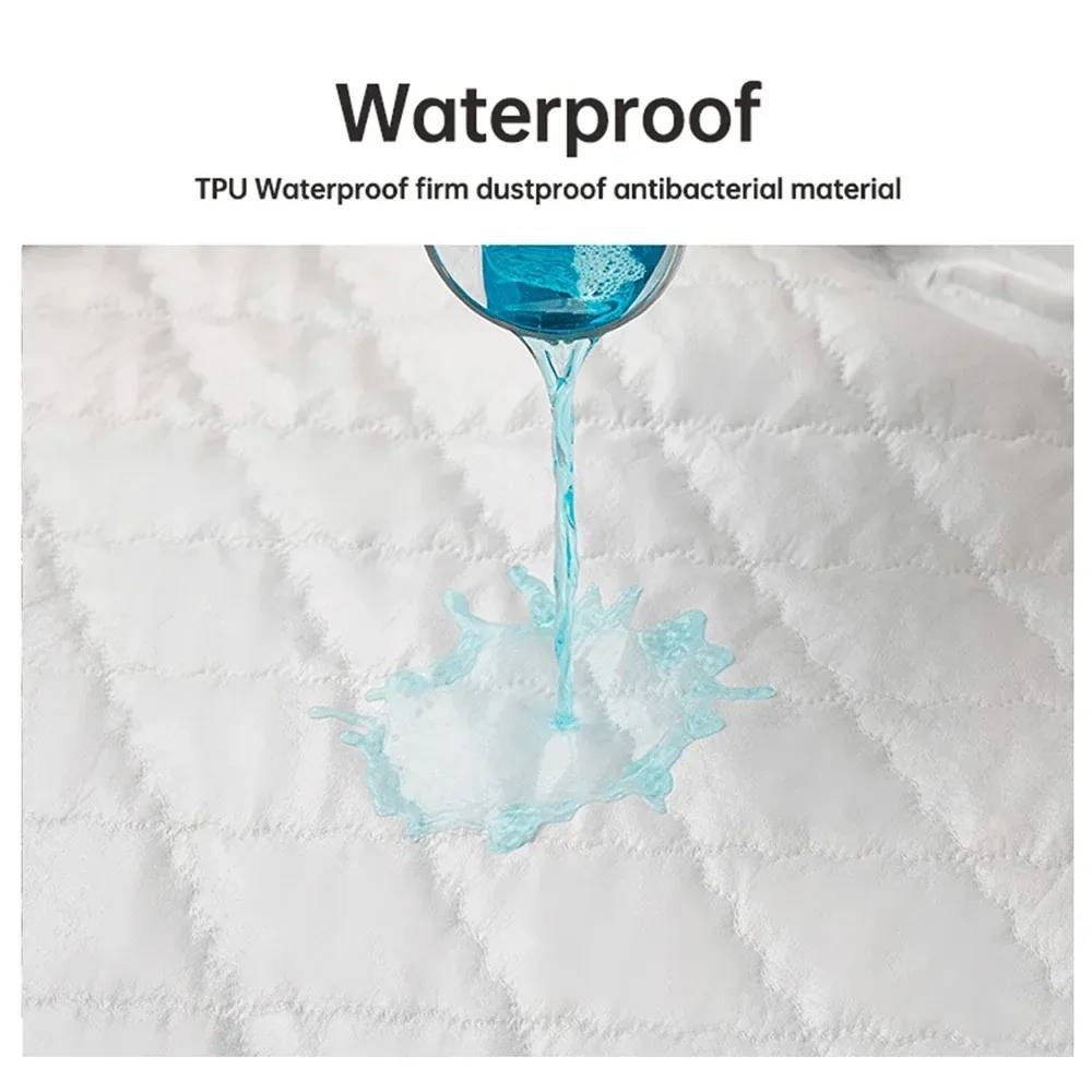 Waterproof Quilted Mattress Protector — Quiet, Breathable & Deep-Fit